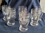 ingeslepen kristallen waterglazen, Antiek en Kunst, Antiek | Glas en Kristal, Ophalen of Verzenden