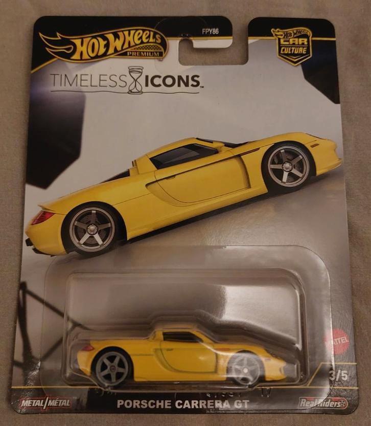 Hot Wheels Premium Porsche Carrera GT (Timeless Icons), Hobby en Vrije tijd, Modelauto's | Overige schalen, Nieuw, Auto, Ophalen of Verzenden