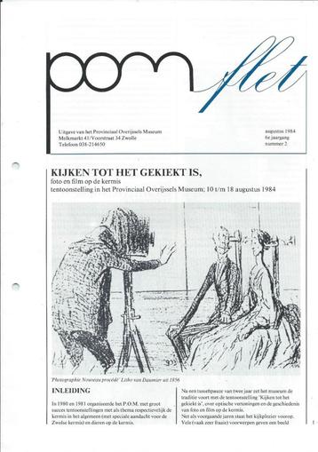 15 uitgaven POM Zwolle (Pomflet) beschikbaar voor biedingen