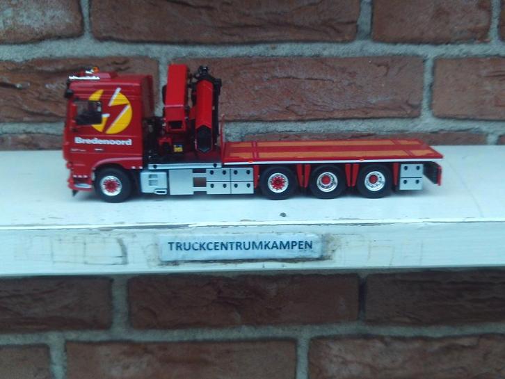 WSI  Daf  XF  Space  Cab  8 x 2  van  Bredenoord., Hobby en Vrije tijd, Modelauto's | 1:50, Nieuw, Bus of Vrachtwagen, Wsi, Ophalen of Verzenden