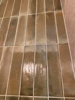 Ca 1m2 olijfgroene tegeltjes 6x24,6cm, Ophalen, Nieuw, Minder dan 20 cm, 20 tot 40 cm