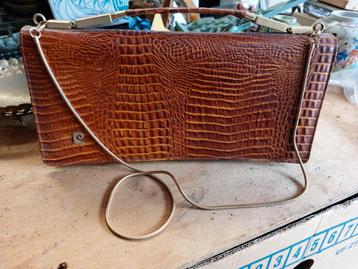 Vintage Bruin Hand Schoudertasje pierre cardin beschikbaar voor biedingen