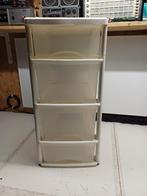 Kunststof Ladekast - 4 Lades, Ophalen, Gebruikt, Minder dan 100 cm, 25 tot 50 cm