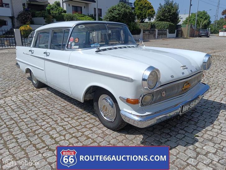 Opel Kapitän P2.6 | 1960 | Route 66 Auctions, Auto's, Oldtimers, Bedrijf, Te koop, Opel, Benzine, Overige carrosserieën, Handgeschakeld