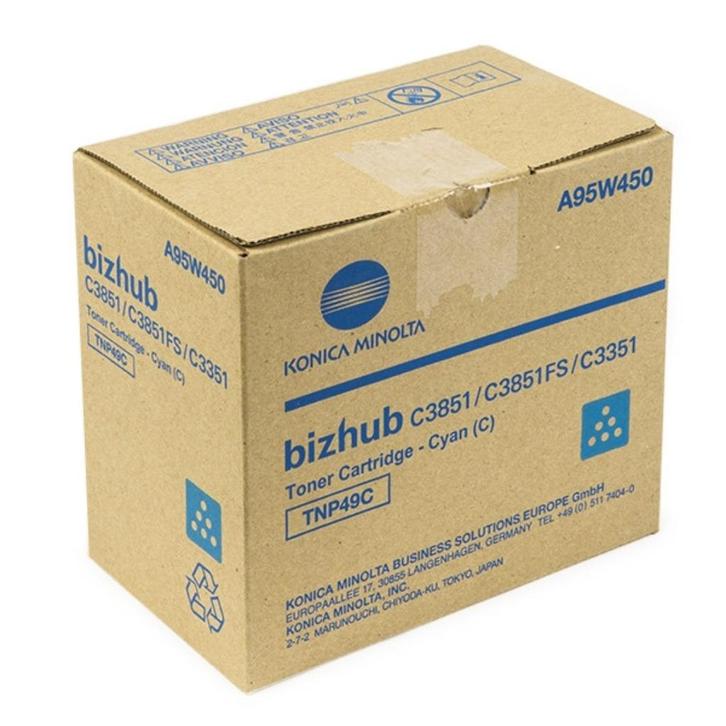 Konica Minolta TNP-49C (A95W450) toner cyaan (origineel), Computers en Software, Printerbenodigdheden, Nieuw, Toner, Ophalen of Verzenden