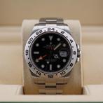 olex Explorer II 42mm – Ref. 216570 – Zwarte dial – 2013, Ophalen, Staal, Gebruikt, Polshorloge