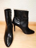 Lauren by Ralph Lauren enkellaarzen maat 40 zwart leer, Verzenden, Zwart, Lage of Enkellaarzen, Lauren Ralph Lauren