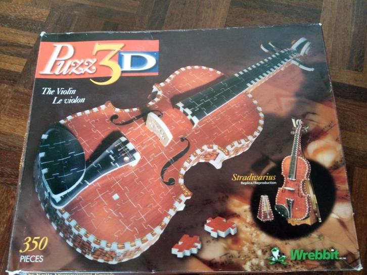Viool, Hobby en Vrije tijd, Denksport en Puzzels, Gebruikt, Minder dan 500 stukjes, Ophalen of Verzenden