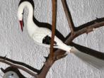 Antieke ooievaar plm uit 1915 op knijper zeer fraai en gaaf, Diversen, Kerst, Ophalen, Zo goed als nieuw