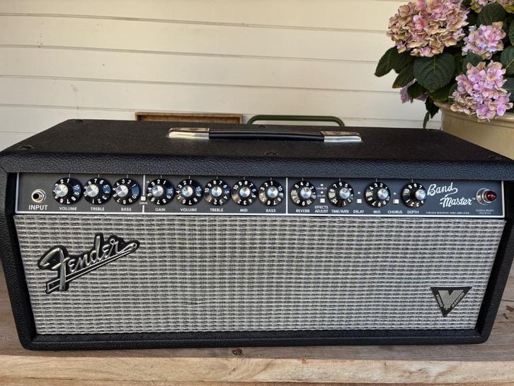 Fender Band-Master Vintage Modified versterkertop, Muziek en Instrumenten, Versterkers | Bas en Gitaar, Gebruikt, Gitaar, Minder dan 50 watt