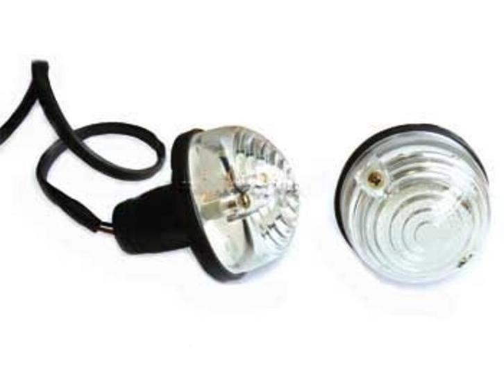 Voorpinkers wit Classic Mini 1987-1996 ., Auto diversen, Auto-accessoires, Gebruikt, Ophalen