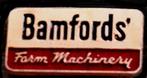 Bamford's broche rood, Verzenden, Nieuw, Transport, Speldje of Pin