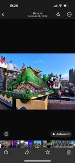 Draak carnavalswagen praalwagen, Eén persoon