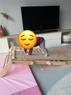 Houten klimrek mopitri met glijbaan/klimplank, Ophalen, Zo goed als nieuw