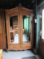 Barok vol eiken 2 deurs kuifkast linnenkast kleerkast 395,00, Antiek en Kunst, Ophalen of Verzenden