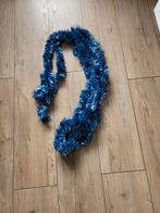 Blauwe kerstboom slinger 2 stuks, Ophalen, Gebruikt