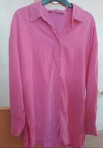 Zara Roze Blouse | Maat S | Oversized | Met Split | ZGAN, Kleding | Dames, Blouses en Tunieken, Zara, Ophalen of Verzenden, Zo goed als nieuw