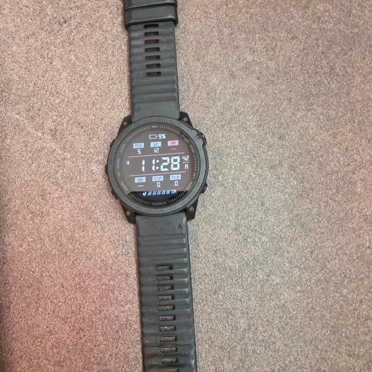 Garmin Tactix 7 - Topconditie!, Sieraden, Tassen en Uiterlijk, Smartwatches, Zo goed als nieuw, Zwart, Afstand, Calorieverbanding