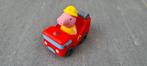 Peppa Pig auto met draaiende wieltjes ZGAN, Ophalen of Verzenden, Zo goed als nieuw