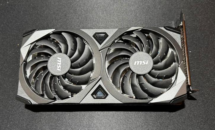 MSI GeForce RTX 3060 Ti VENTUS 2X 8GB V1 LHR, Computers en Software, Videokaarten, Zo goed als nieuw, Nvidia, PCI-Express 4.0