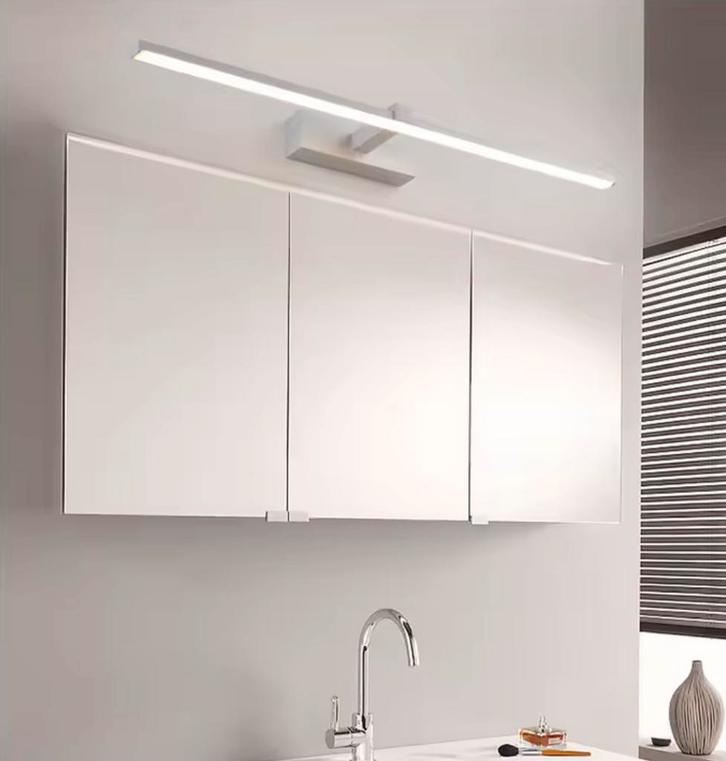Moderne LED-Wandlamp Spiegellamp Badkamer - Wit 60cm, Huis en Inrichting, Lampen | Wandlampen, Nieuw, Verzenden