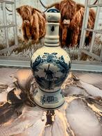 Delfts blauw  Jeneverfles / Muziek Karaf Henkes Holland, Ophalen of Verzenden