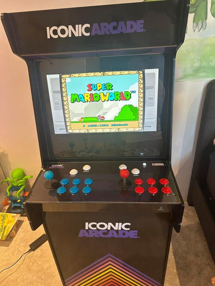 ICONIC Arcade Kast, Spelcomputers en Games, Spelcomputers | Overige, Zo goed als nieuw, Ophalen