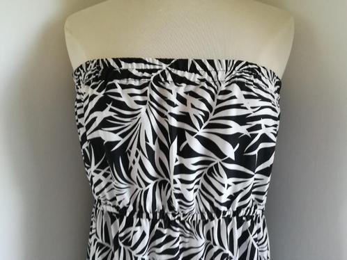 Zonnejurk zwart wit takken maat 40 - nieuw -, Kleding | Dames, Jurken, Nieuw, Maat 38/40 (M), Wit, Onder de knie, Ophalen of Verzenden
