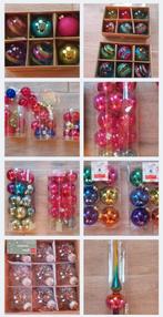 Kerst kerstballen glas gekleurd kerstversiering disco, Diversen, Kerst, Ophalen, Zo goed als nieuw