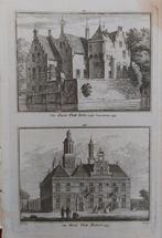 445-446 / Voorschoten Huis  Ter Horst en Slot Lips  1757, Antiek en Kunst, Ophalen of Verzenden