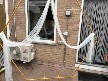 Witte decoratiestof - 6 meter x 60 cm beschikbaar voor biedingen
