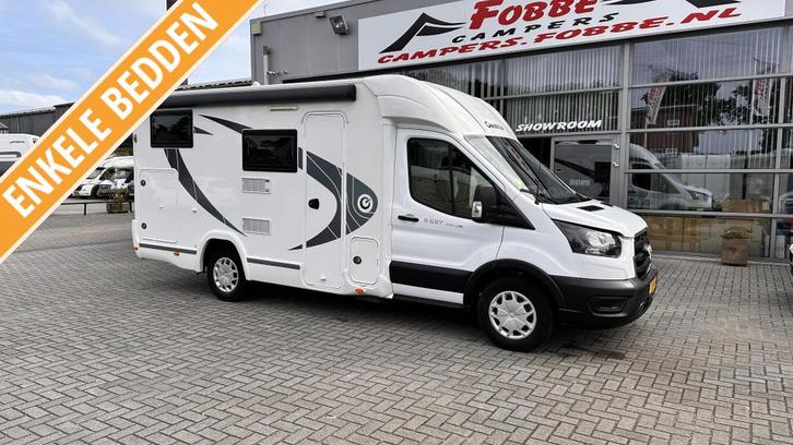 Compact met Enkele bedden De Chausson First Line S697 '2023, Caravans en Kamperen, Campers, Bedrijf, tot en met 2, Half-integraal