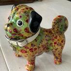 Pomme pidou spaarpot hondje Daisy. met lieveheersbeestjes, Ophalen of Verzenden, Zo goed als nieuw, Steen, Aardewerk of Keramiek