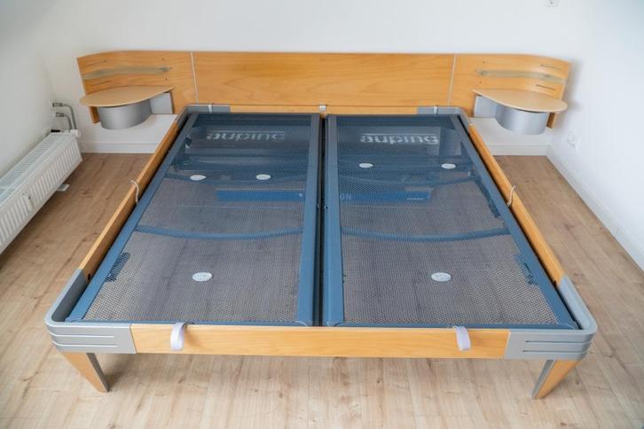 Auping Auronde 180x200 2 Persoons Kantelbaar | + 2x Matras, Huis en Inrichting, Slaapkamer | Bedden, Zo goed als nieuw, Tweepersoons