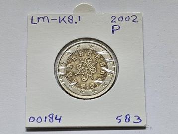 2-euromunt Portugal (P) 2002 Koers LM-K8.1 beschikbaar voor biedingen