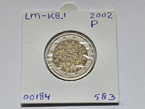 2-euromunt Portugal (P) 2002 Koers LM-K8.1, Postzegels en Munten, Munten | Europa | Euromunten, Losse munt, 2 euro, Portugal, Ophalen of Verzenden