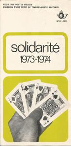 FDC 22/1973 8-12-73 Speelkaart Serie van 4 zegels (FR), Postzegels en Munten, Postzegels | Europa | België, Met stempel, Gestempeld