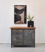 Industrieel dressoir, oude vintage werkbank, Antiek en Kunst, Ophalen of Verzenden