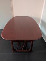 Mid-Century Houten Salontafel A.A. Patijn Zijlstra Joure, Ophalen, Gebruikt, 100 tot 150 cm, 50 tot 75 cm