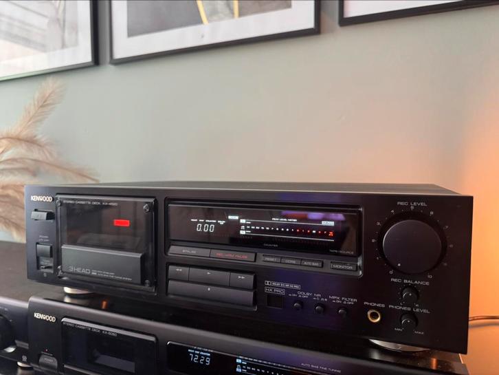Kenwood kx-4520, Audio, Tv en Foto, Cassettedecks, Enkel, Kenwood, Ophalen of Verzenden