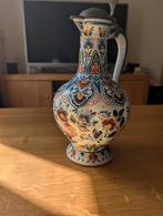 Delfts Blauwe Kan met Tinnen Deksel, Ophalen of Verzenden