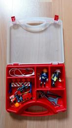 Playmobil 4180 Playmobil brandweer in meeneemkoffer, Complete set, Zo goed als nieuw, Ophalen