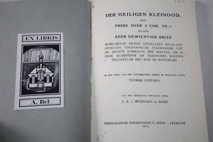Thomas Sheppard - Der heiligen kleinood, Boeken, Godsdienst en Theologie, Gelezen, Christendom | Protestants, Ophalen of Verzenden