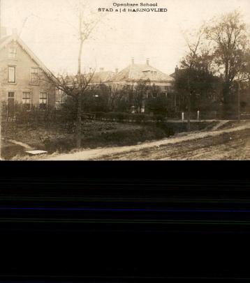 Stad a/d Haringvlied Openbare School FOTOKAART st1918 TOPPER beschikbaar voor biedingen