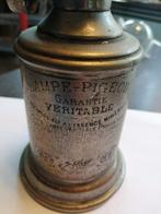 PRACHTIGE OUDE OLIE LAMP IN VINTAGE STAAT LAMPE PIGEON, Ophalen of Verzenden