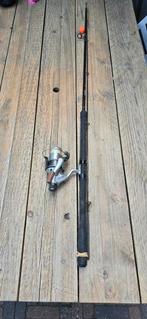 (4)Dam quicksilver zander met silverline 440 molen, Watersport en Boten, Ophalen, Zo goed als nieuw, Molen