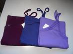 DAMES - HEMDJES met Spaghettibandjes (Nieuw), Ophalen, Nieuw, Blauw, Zonder mouw