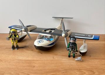 Playmobil Politievliegtuig + Duiker beschikbaar voor biedingen