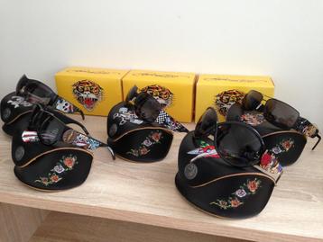 4 x Ed Hardy zonnebril vintage nog nieuw een koop 400€  beschikbaar voor biedingen