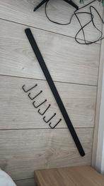 Ikea enhet rail met haken, Huis en Inrichting, Keuken | Keukenelementen, Minder dan 50 cm, Verzenden, Zwart, Nieuw